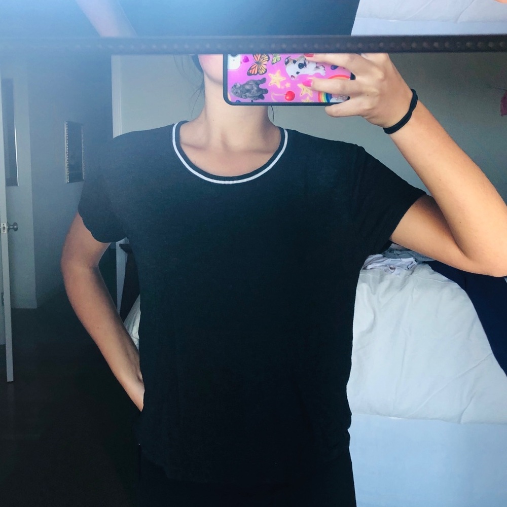 BRANDY MELVILLE DARK GREY SHIRT